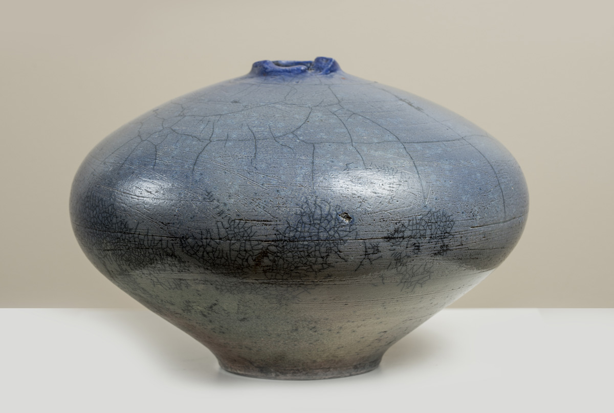 Blue Wide Vase  Image